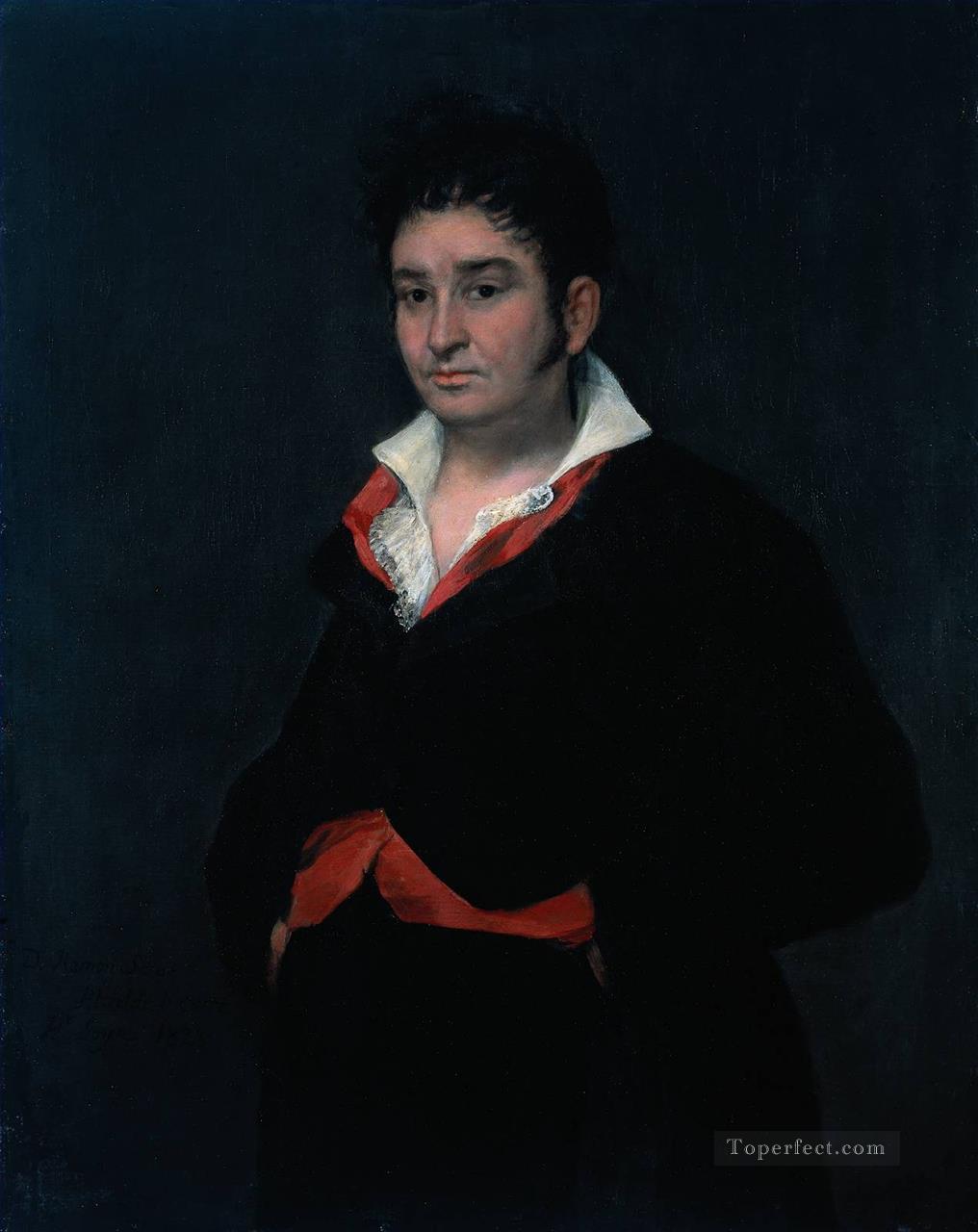 Don Ramon Satue portrait Francisco Goya Oil Paintings